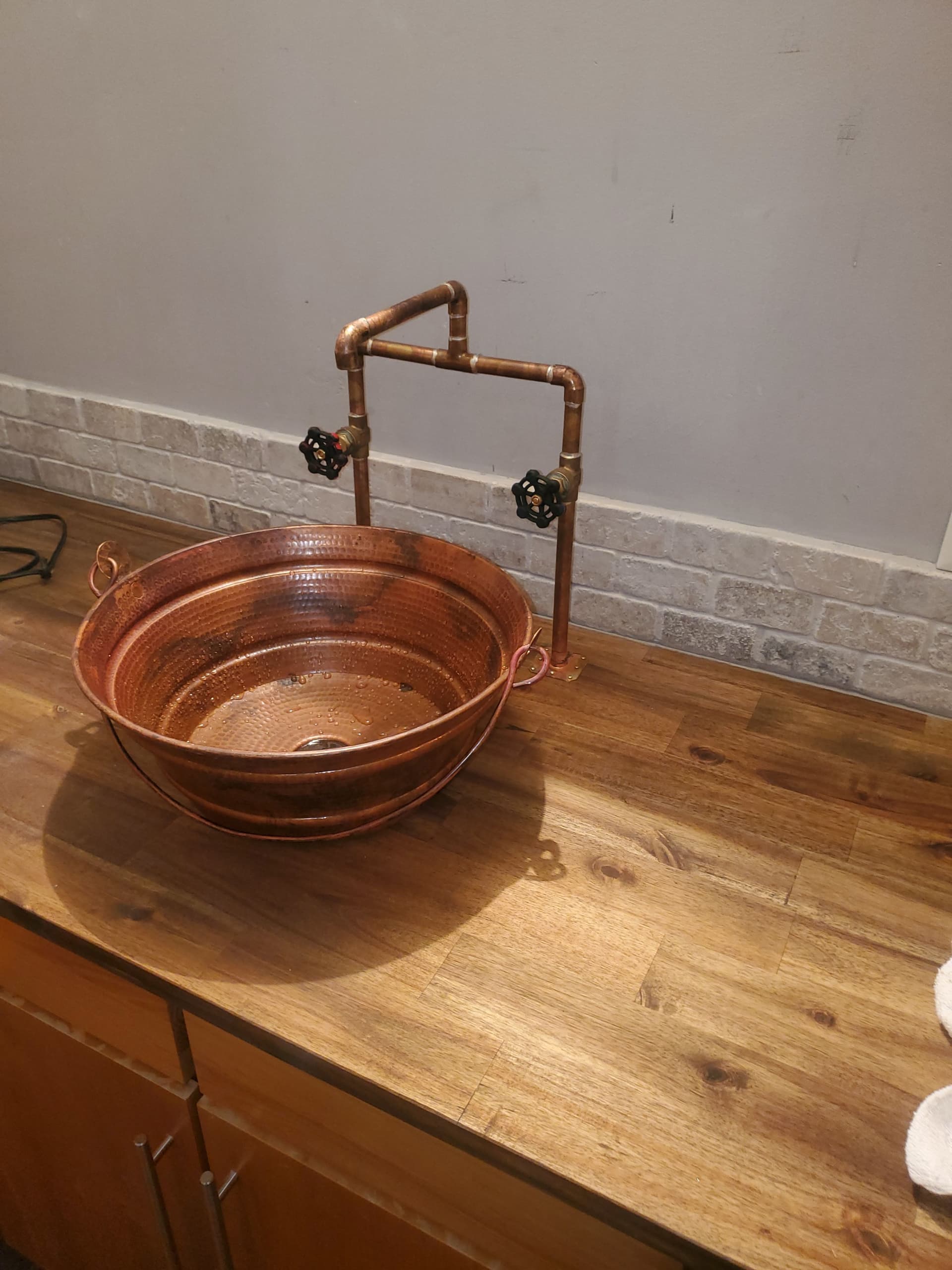 Elevate Your Home with Custom Copper Faucet and Basin