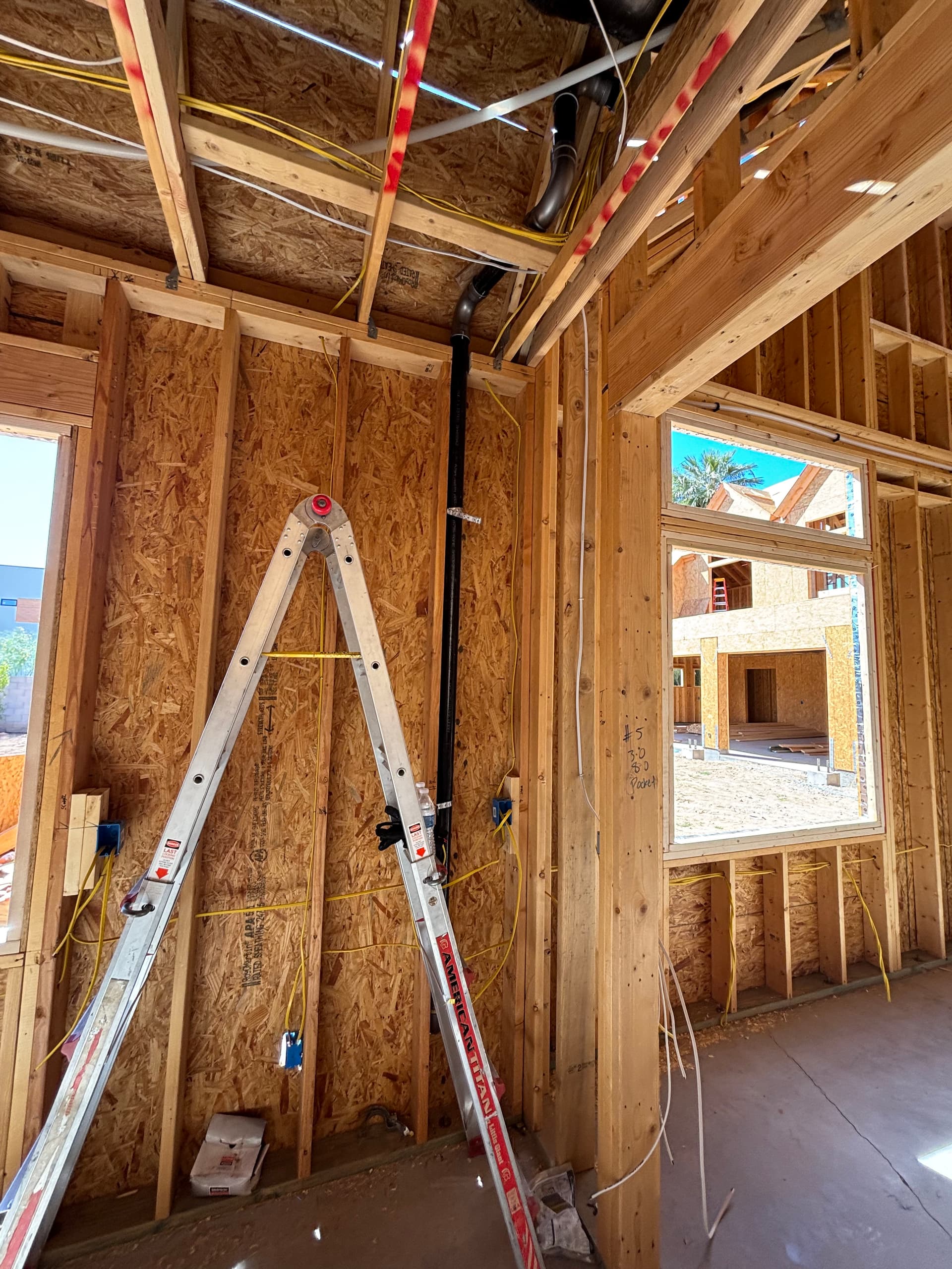 Gallery photos for Black Iron Gas Line Install for New Construction Home: Image #3