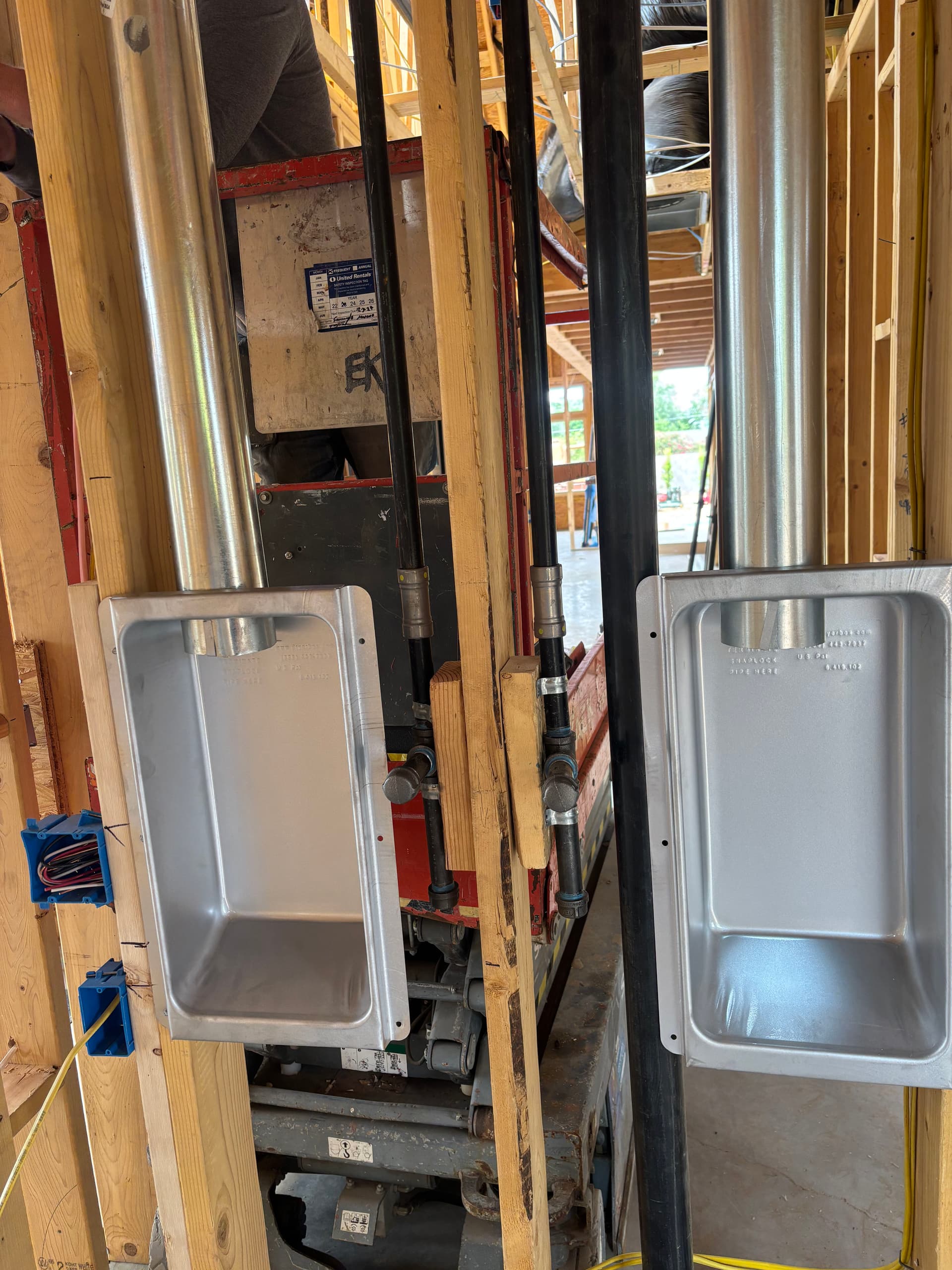Gallery photos for Black Iron Gas Line Install for New Construction Home: Image #6