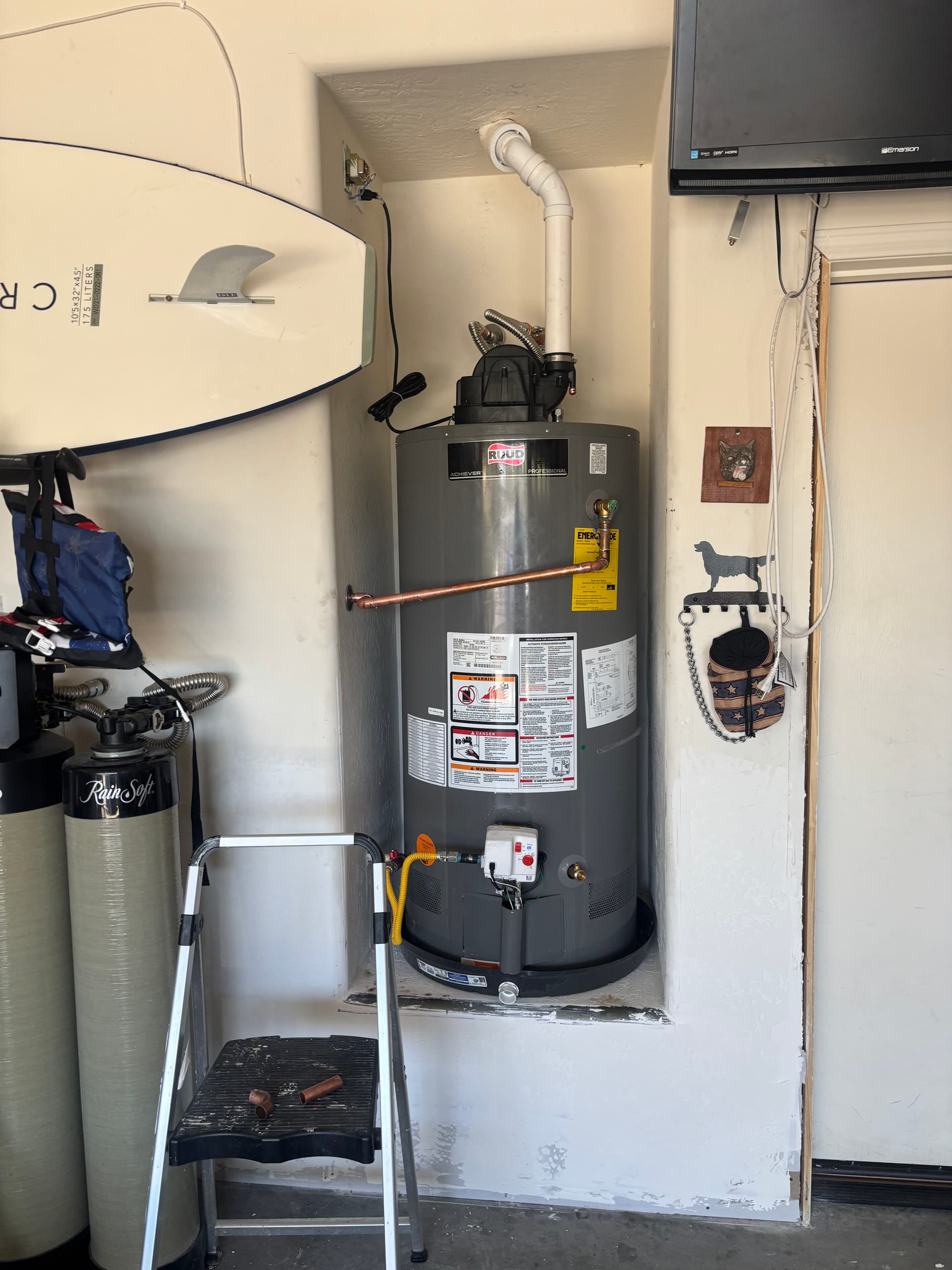 New Power Vent Water Heater Install Gets Hot Water Flowing Again image